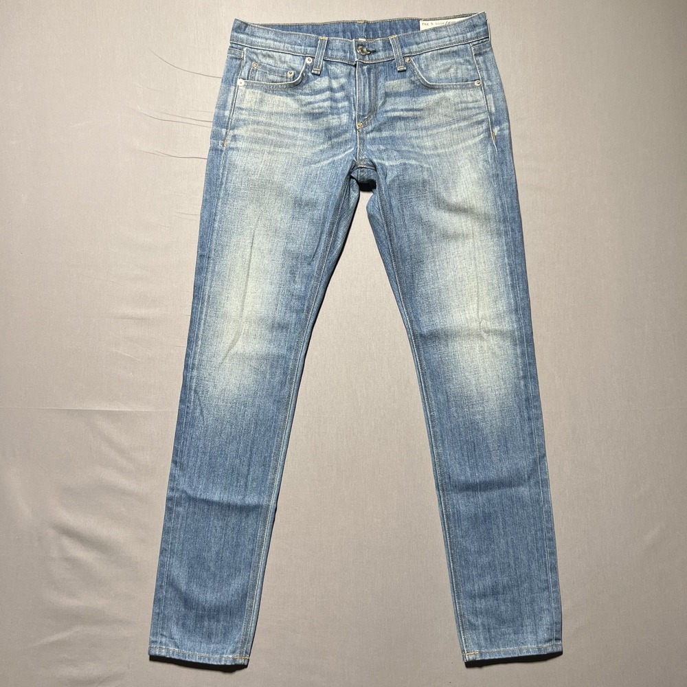 rag & bone Light Wash Blue Boyfriend Jeans